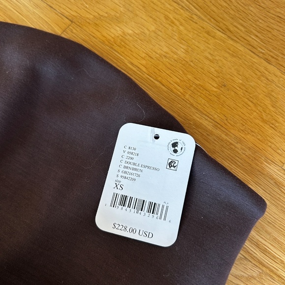 Free People Cali Set Strapless Top Wide Pants Brown XS - Picture 7 of 7